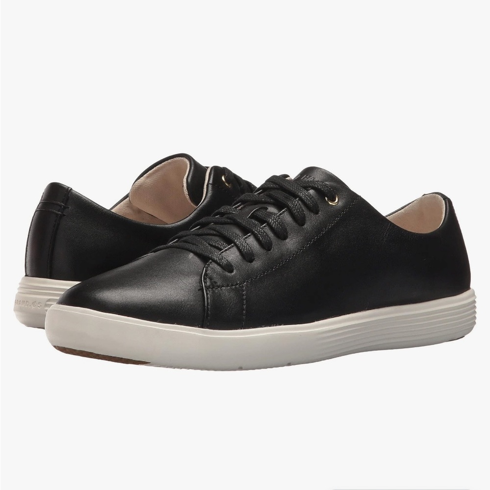 NEVER WORN Cole Haan Women’s Grand Crosscourt II Sneakers Black Leather 10.5